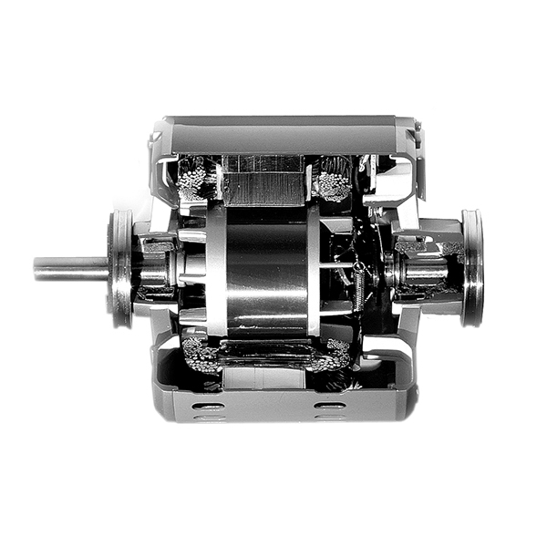 Dial 2204 Evaporative Cooler Motor, 0.5 hp, 1-Phase, 115 V, 1/2 in Dia Shaft, Clockwise Shaft Rotation, Ball Bearing - 1