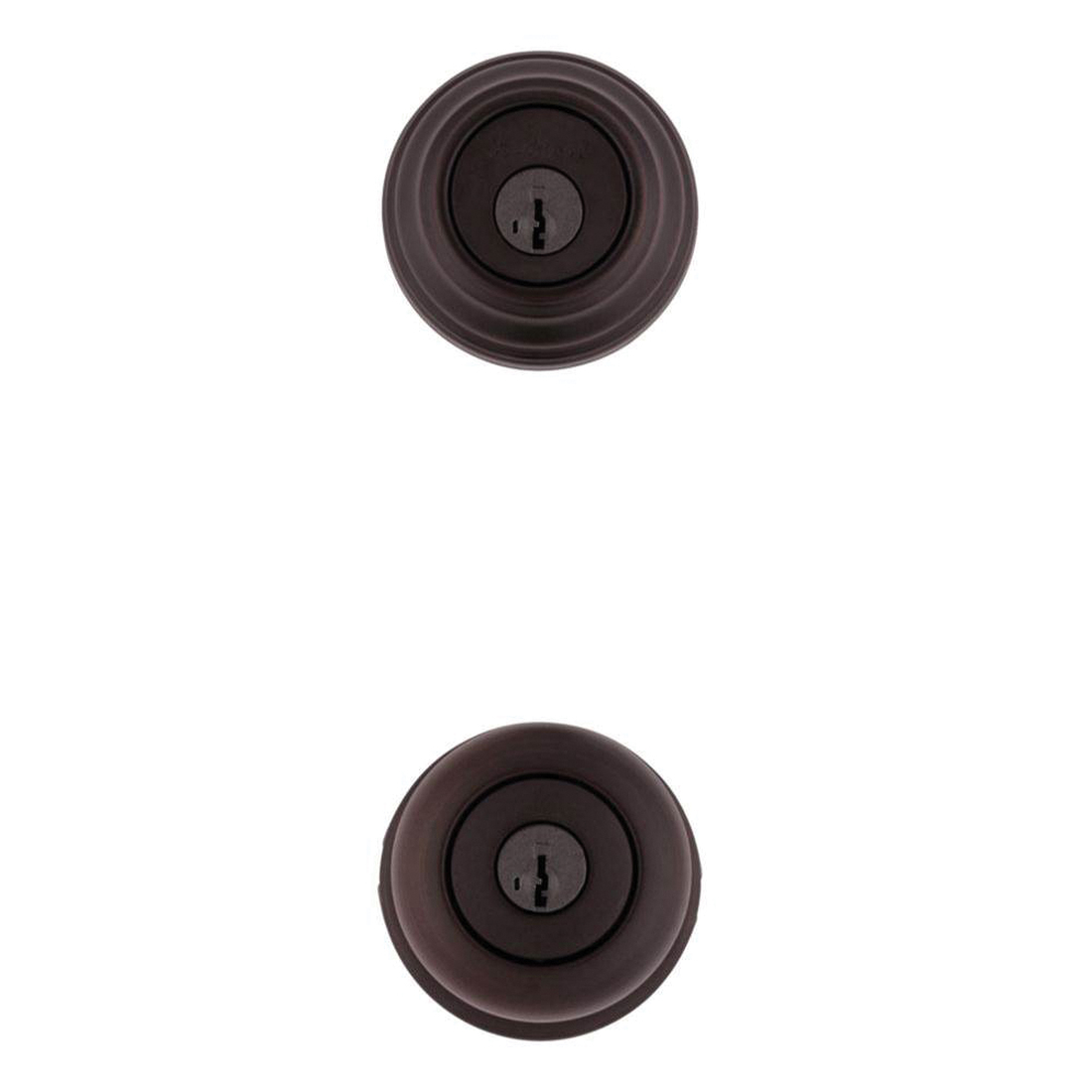 Kwikset Signature Series 99910-035 Combination Lockset, Knob Handle, Juno Design, Venetian Bronze, 2 Grade, Metal - 4