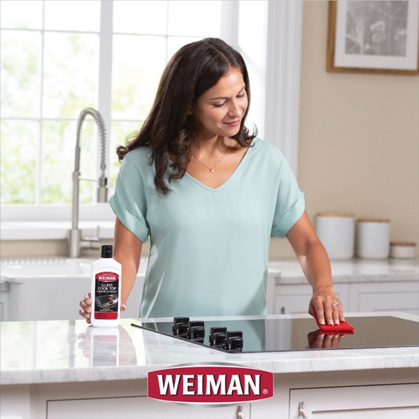 Weiman 38 Cooktop Cleaner and Polish, 10 oz, Paste, Apple, Tan - 3