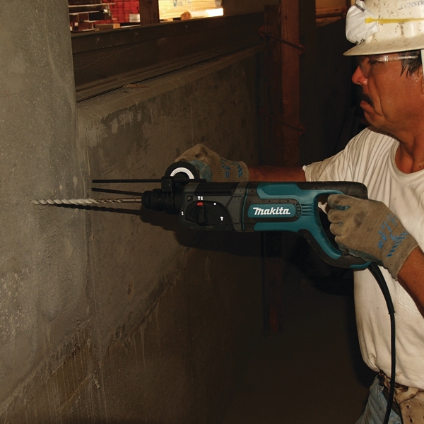 Makita HR2475 Rotary Hammer, 7 A, SDS-Plus Chuck, 1 in Chuck, 0 to 4500 bpm, 2 ft-lb Impact Energy - 4