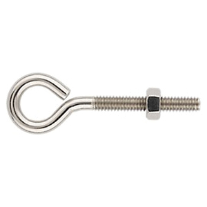 National Hardware N221-598 Eye Bolt, 1/4-20 Thread, Coarse Thread, 1-3/4 in L Thread, 0.56 in ID Dia Eye - 4