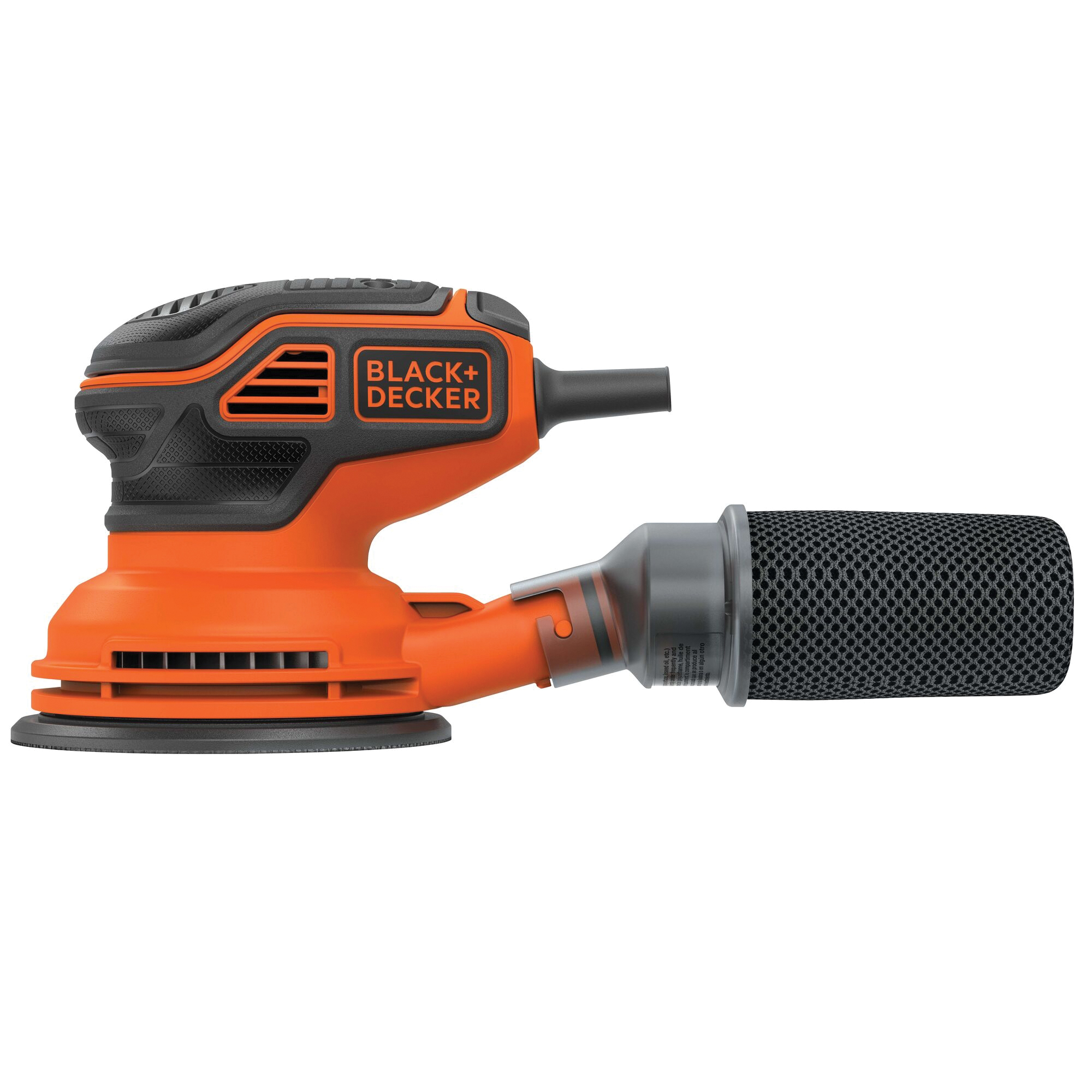 Black+Decker BDERO600 Random Orbit Sander, 2.6 A, 5 in Pad/Disc, Includes: (1) Sheet Sandpaper and (1) Dust Bag - 2