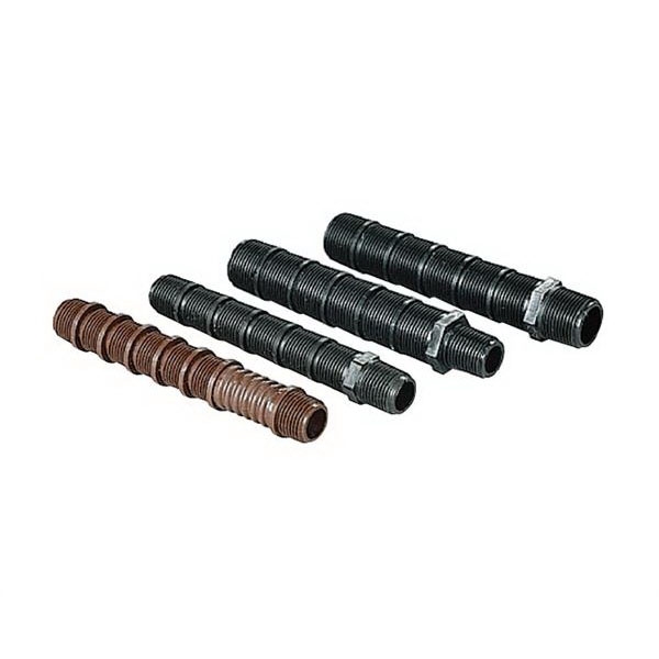 Orbit 37169 Cut-Off Riser, 1/2 in Connection, 12 in L, Polyethylene, Black - 1
