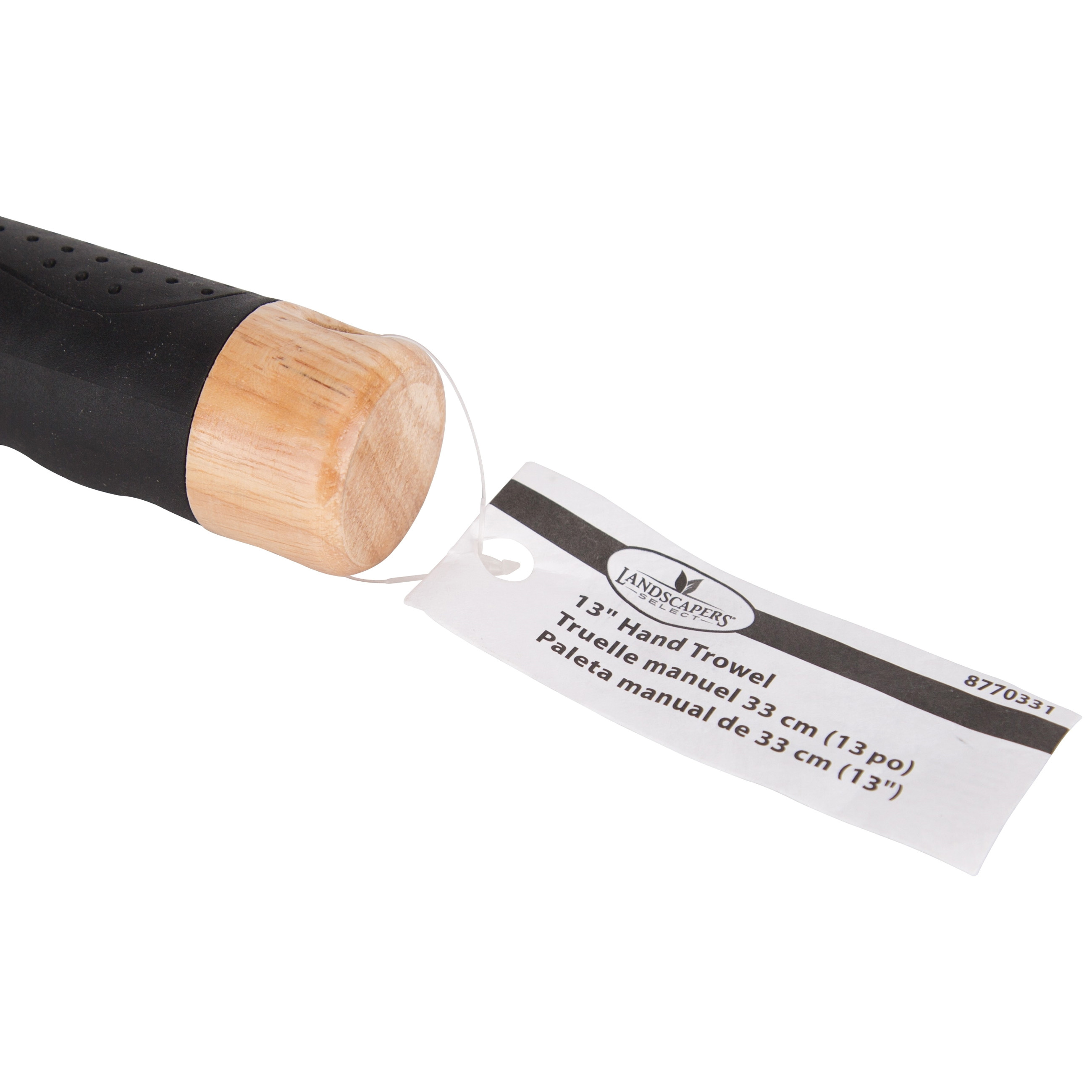 Landscapers Select GT945A Garden/Transplanting Trowel, 6-1/2 in L Blade, 2-7/8 in W Blade, Steel Blade, Wood Handle - 2