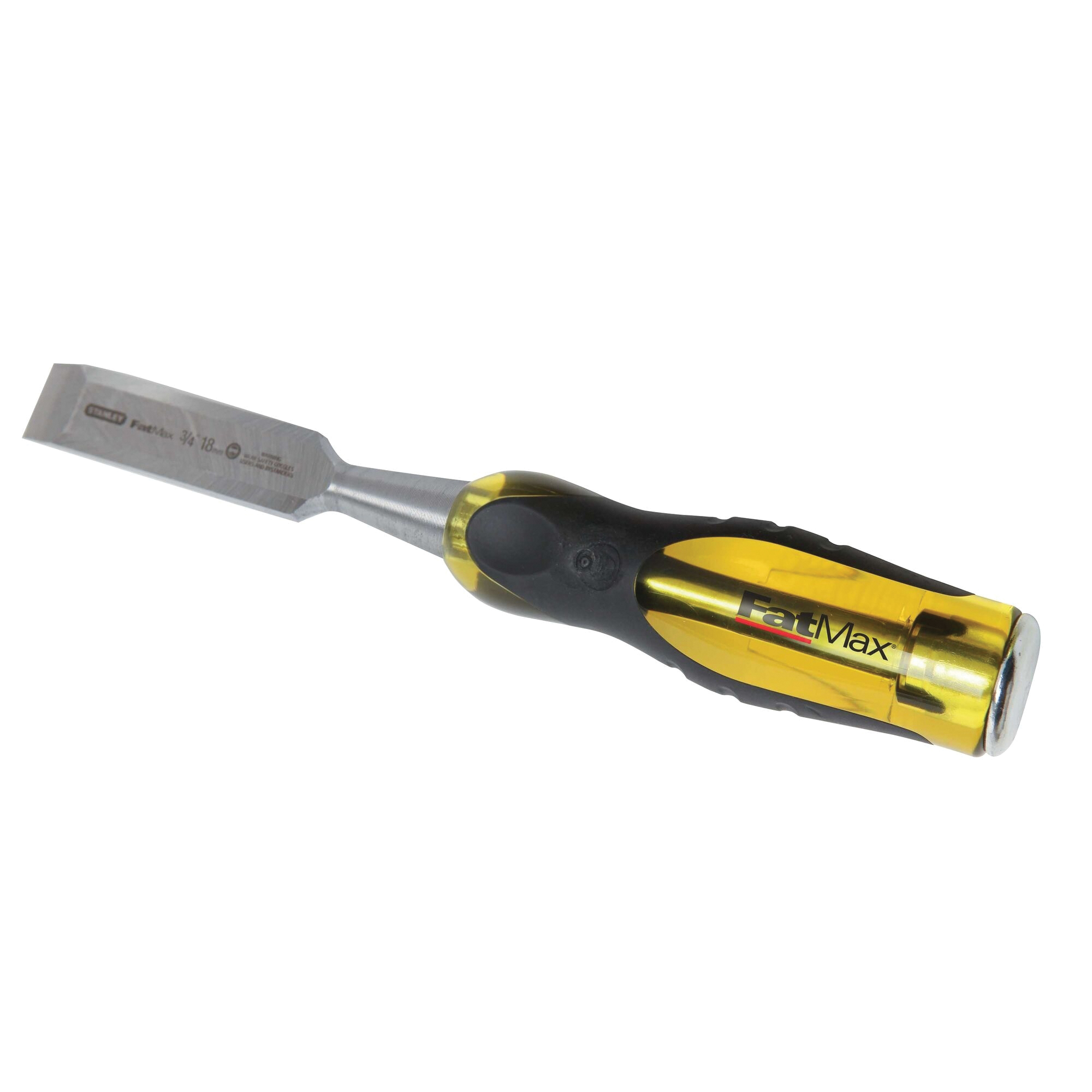 STANLEY Fatmax Thru-Tang 16-978 Chisel, 1 in Tip, 9 in OAL, Chrome Carbon Alloy Steel Blade, Ergonomic Handle - 2
