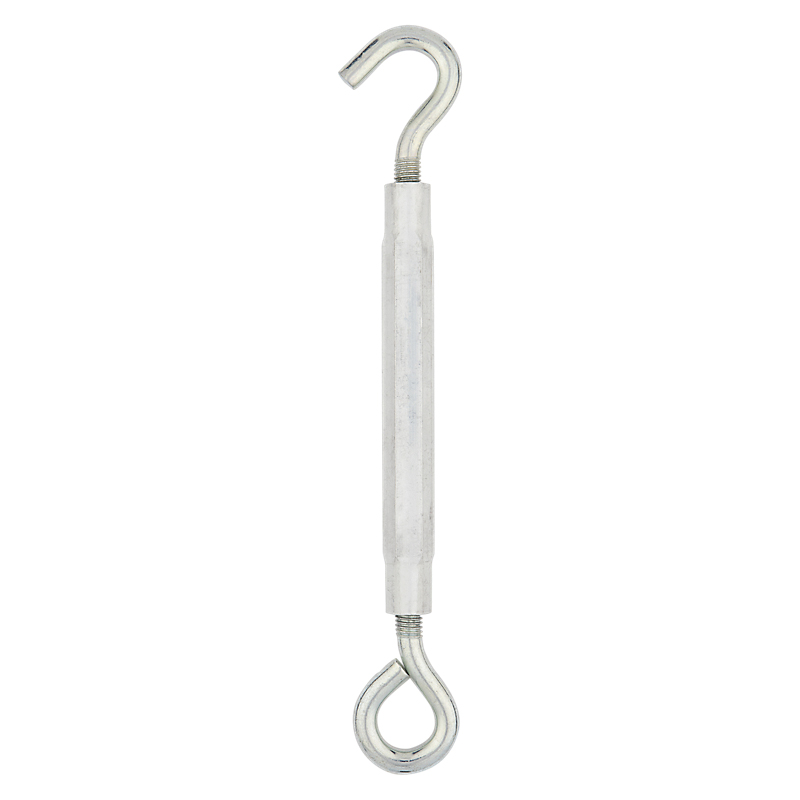 National Hardware 2172BC Series N221-903 Turnbuckle, 320 lb Working Load, 1/2-13 Thread, Hook, Eye, 17 in L Take-Up - 4