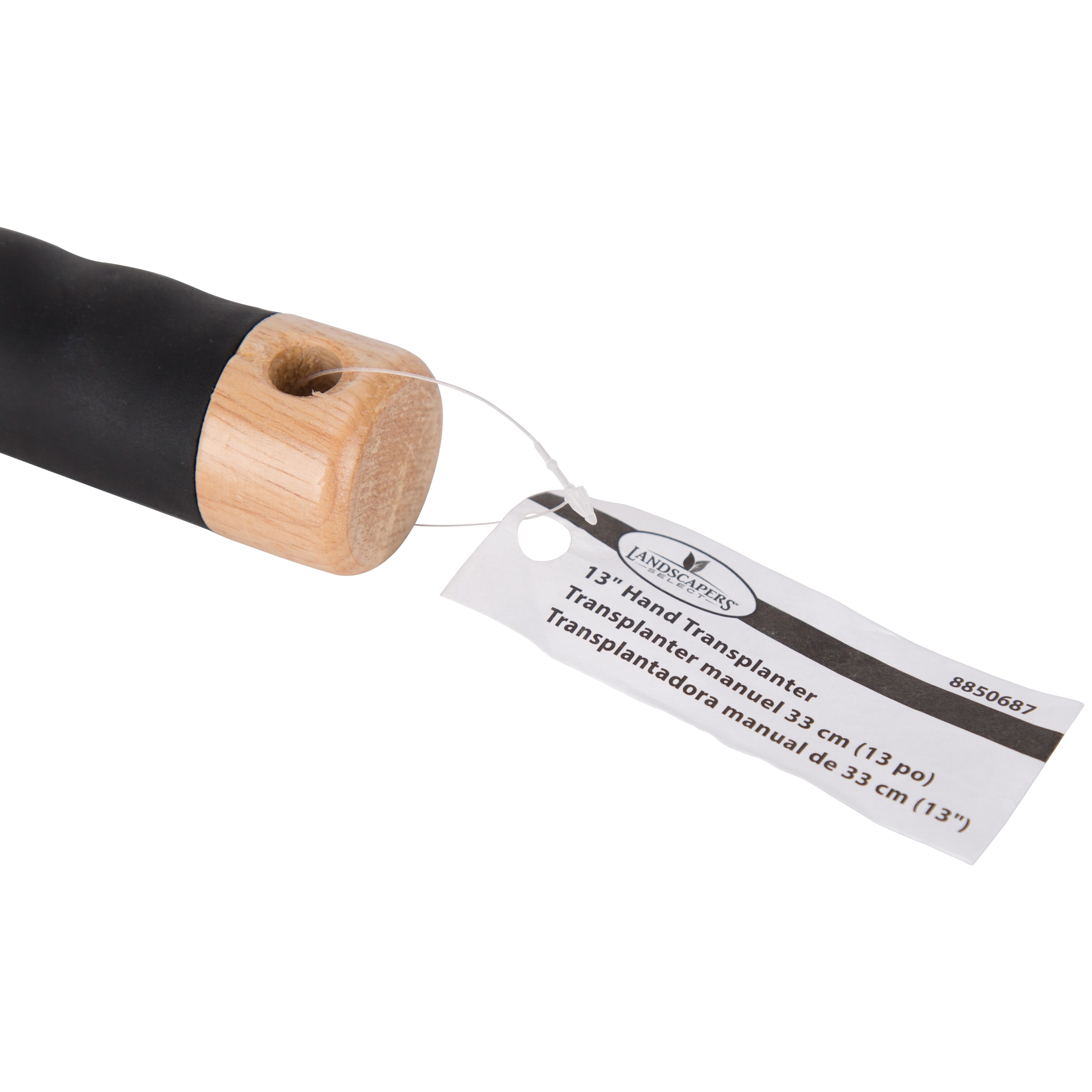 Landscapers Select GT945B Garden/Transplanting Trowel, 6-1/4 in L Blade, 2 in W Blade, Aluminum Blade, Wood Handle - 2