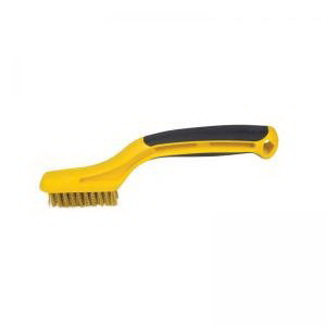 Hyde 46811 Grout Brush, 2-1/4 x 5/8 in Brush, Brass Trim - 2