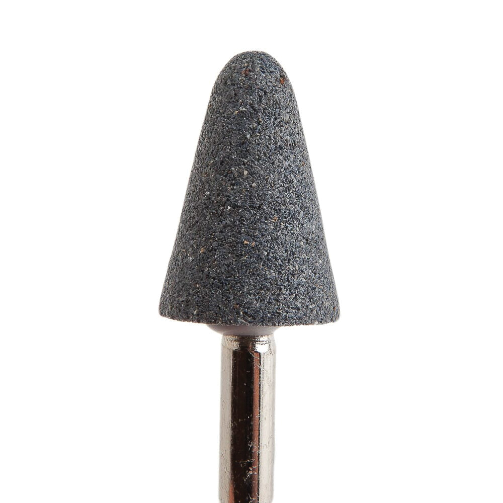 Forney 60027 Grinding Point, 3/4 x 1-1/8 in Dia, 1/4 in Arbor/Shank, 60 Grit, Coarse, Aluminum Oxide Abrasive - 3