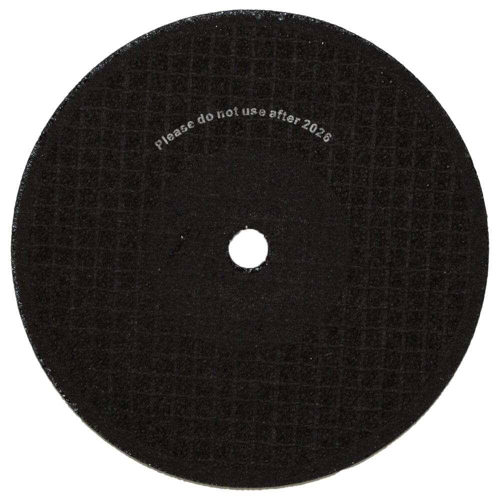 Forney 71855 Cut-Off Wheel, 3 in Dia, 1/32 in Thick, 3/8 in Arbor, 60 Grit, Medium, Aluminum Oxide Abrasive - 2