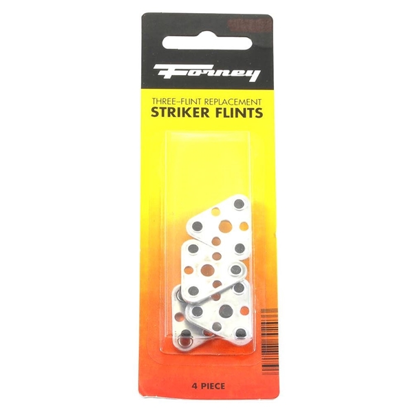 Forney 86104 Four-Triangle Replacement Flint, Metal, For: Forney 86103 Three-Flint Lighter - 1