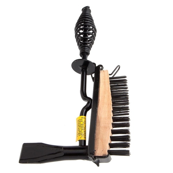 Forney 70500 Chipping Hammer with Wire Brush, Chisel Head, 12 in OAL - 2