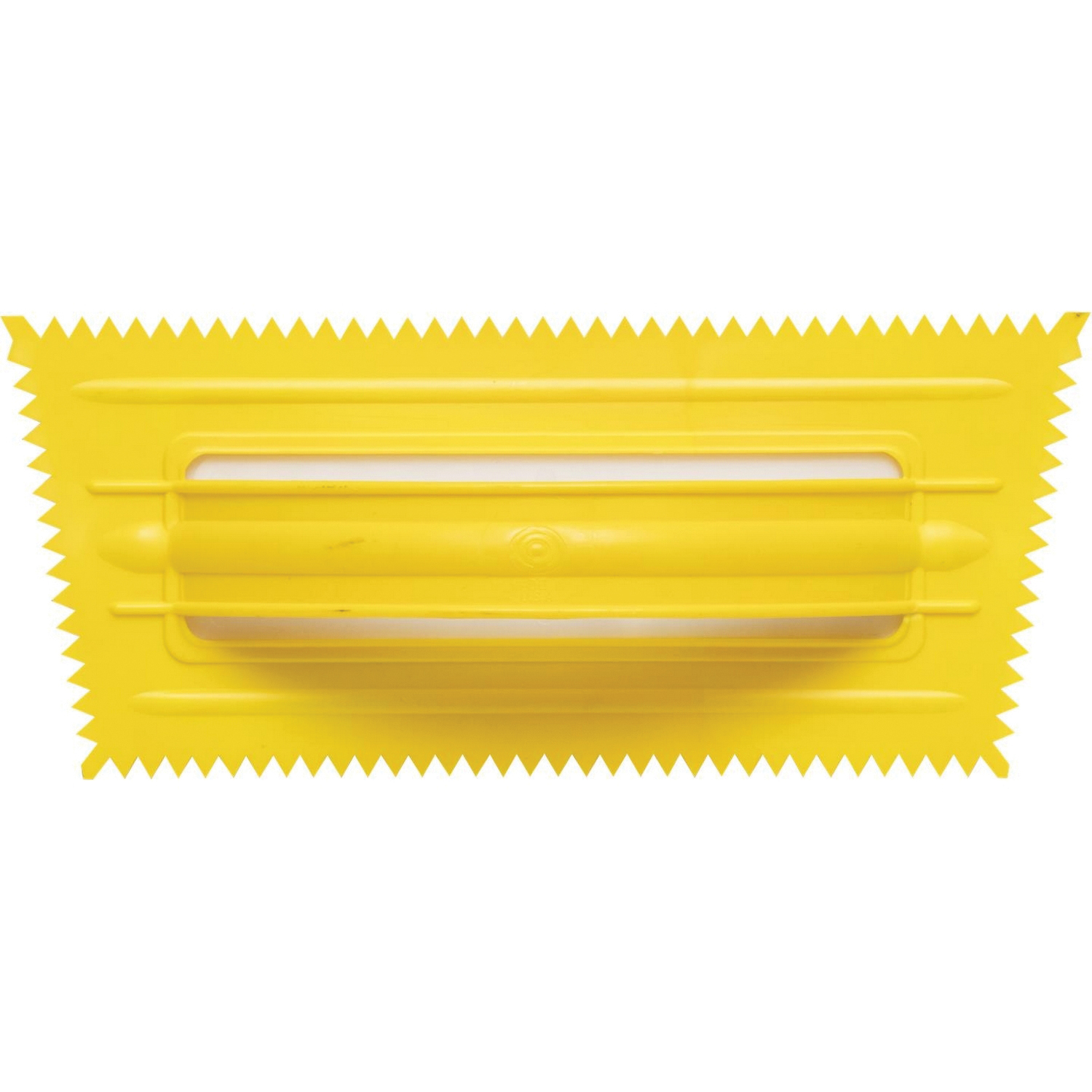 QLT 6275 Trowel, 1/4 in W x 13/64 in D Notch, 9-1/2 in L, 4-1/4 in W, V Notch, Comfort-Grip Handle - 2