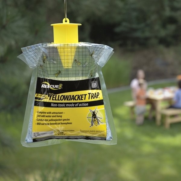 Rescue YJTD-DB12-W Disposable Yellow Jacket Trap - 1