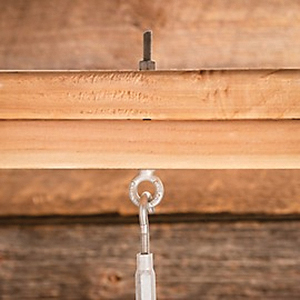 National Hardware N245-183 Eye Bolt, 1/2-13 Thread, Coarse Thread, 5-7/8 in L Thread, 1 in ID x 1-3/4 in OD Dia Eye - 3