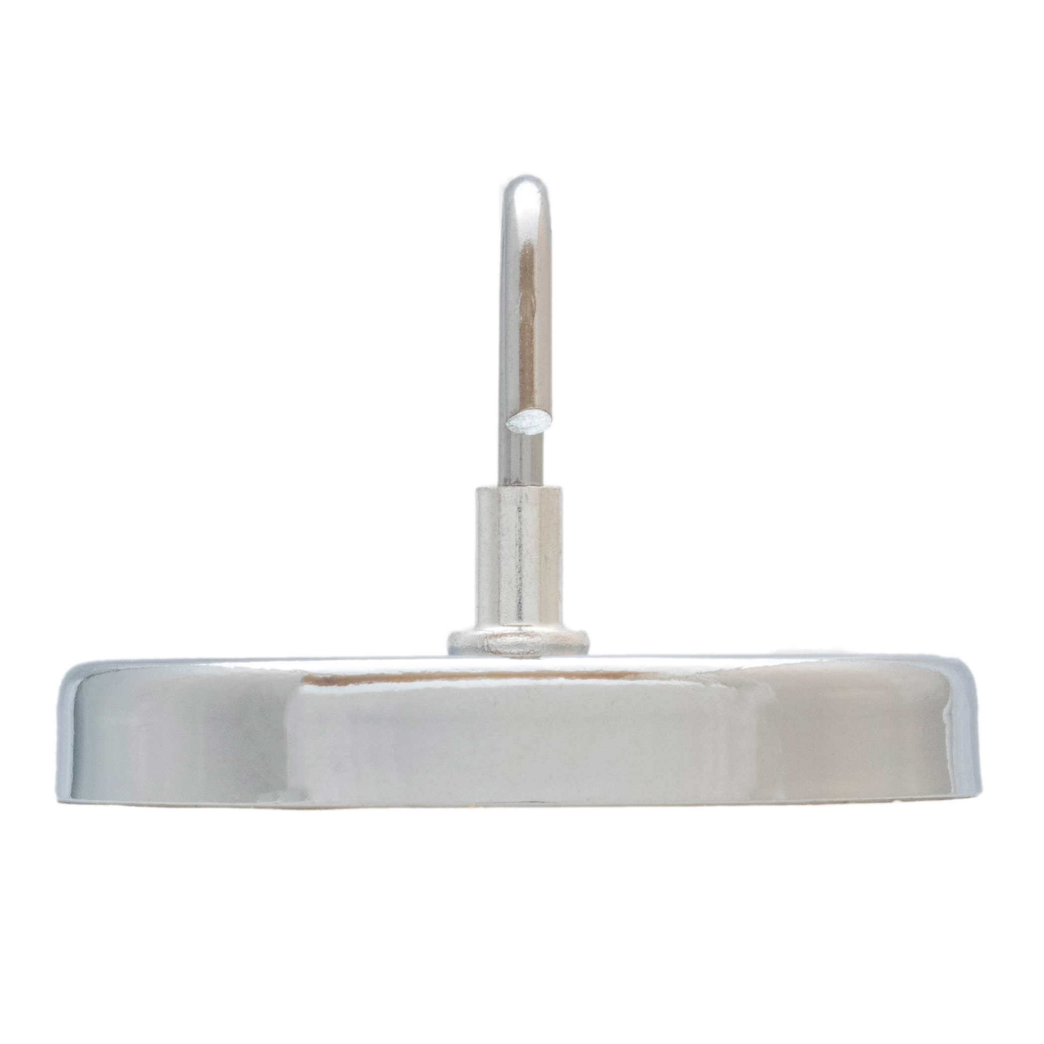 Magnet Source 07218 Ring Magnetic Hook, 0.48 in Opening, Ceramic, Chrome, 1 -Hook, 20 lb - 4