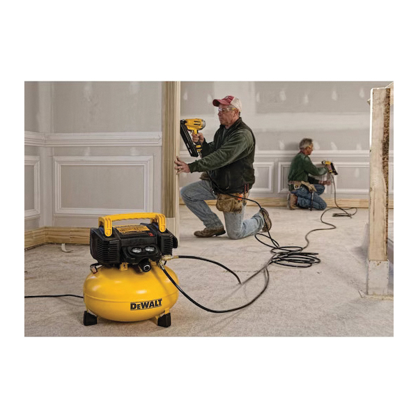 DEWALT DWFP55126 Portable Electric Air Compressor, Tool Only, 6 gal Tank, 0.9 hp, 120 V, 165 psi Pressure, 1-Stage - 3
