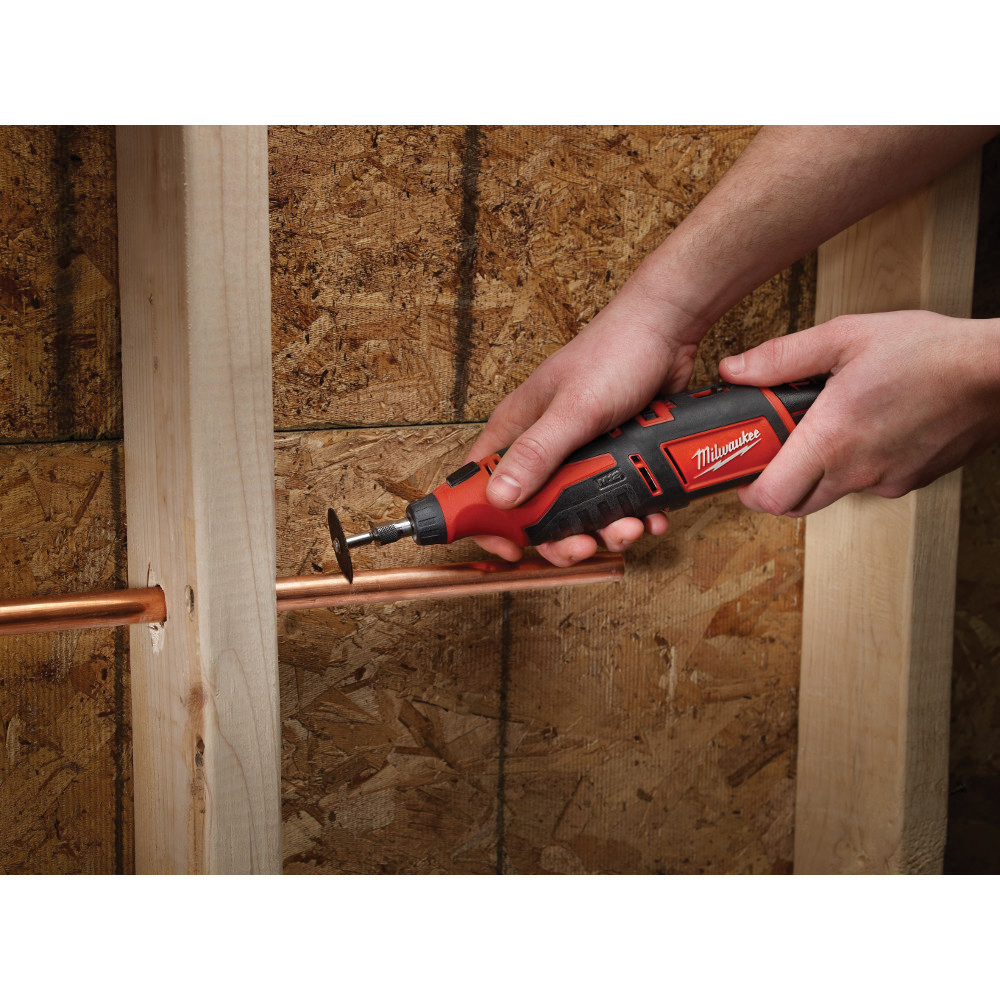 Milwaukee 2460-20 Rotary Tool, Tool Only, 12 V, 1.5 Ah, 1/8 in Chuck, Keyless Chuck, 5000 to 32,000 rpm Speed - 3