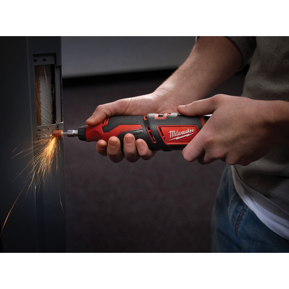 Milwaukee 2460-20 Rotary Tool, Tool Only, 12 V, 1.5 Ah, 1/8 in Chuck, Keyless Chuck, 5000 to 32,000 rpm Speed - 5