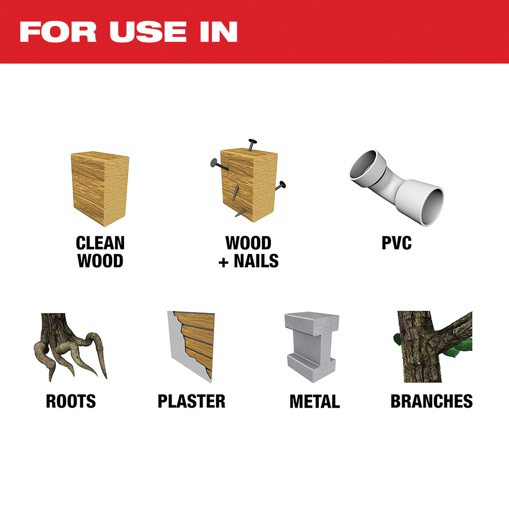 Milwaukee 2625-20 Reciprocating Saw, Tool Only, 18 V, 1.4 Ah, 3/4 in L Stroke, 0 to 3000 spm - 4