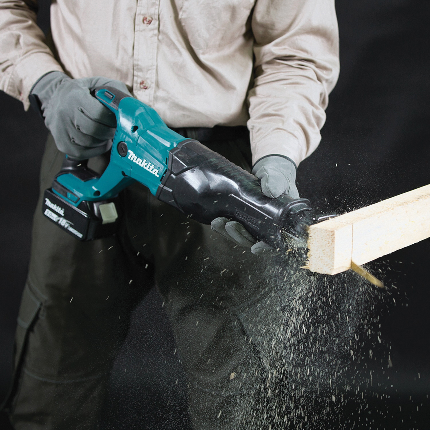 Makita XRJ04Z Reciprocating Saw, Tool Only, 18 V, 10 in Cutting Capacity, 1-1/4 in L Stroke, 0 to 2800 spm - 5