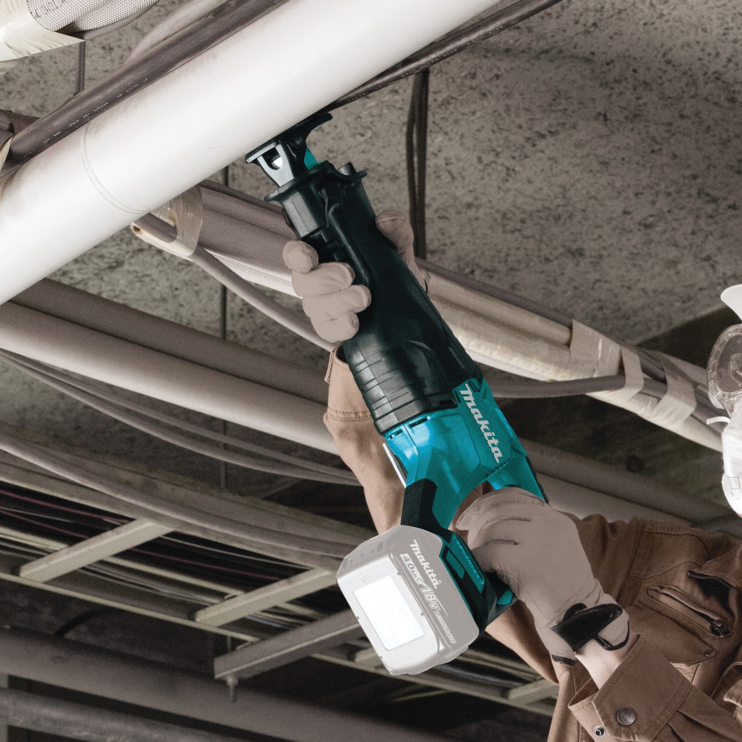 Makita 18V LXT XRJ05Z Reciprocating Saw, Tool Only, 18 V, 10 in Cutting Capacity, 1-1/4 in L Stroke, 0 to 3000 spm - 3