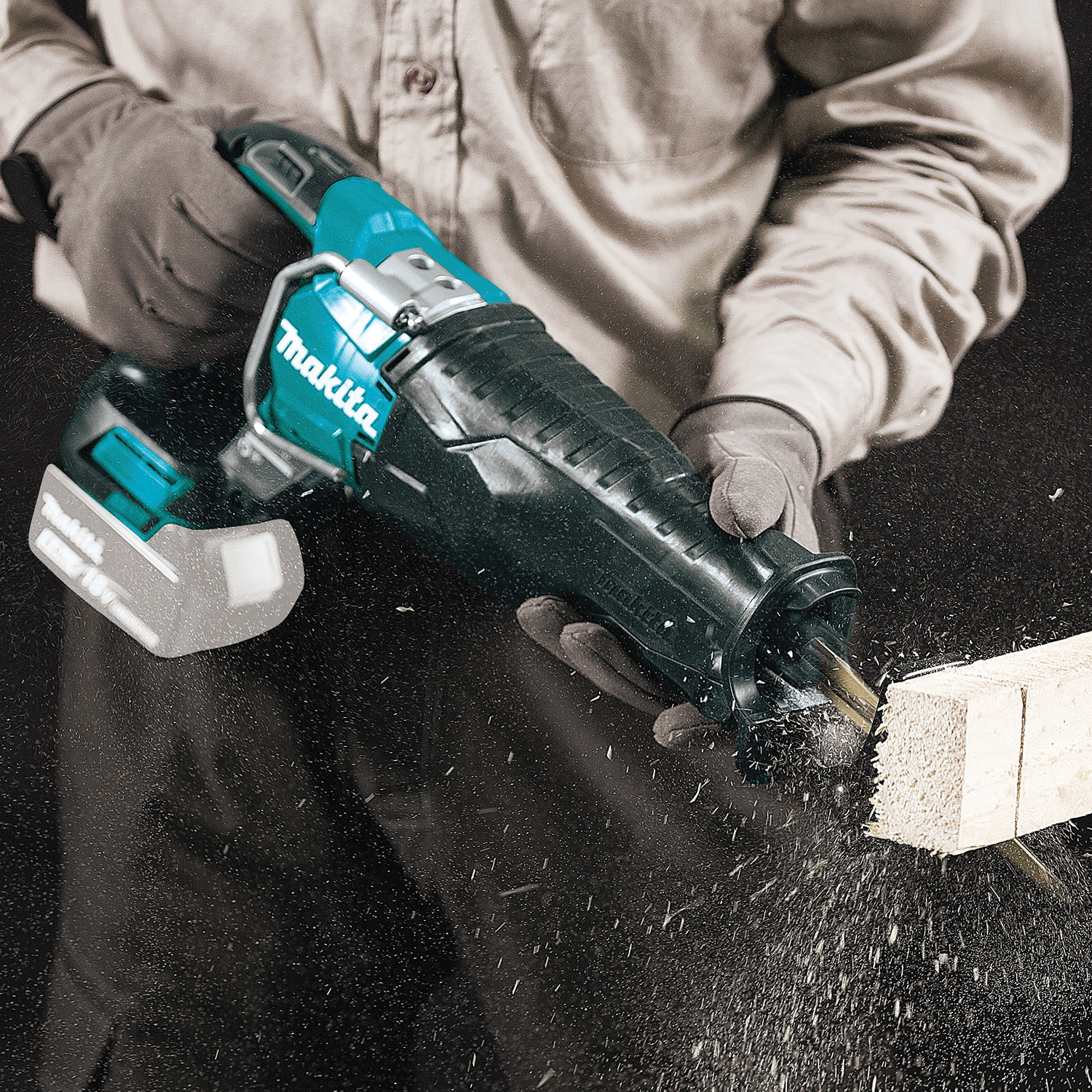 Makita 18V LXT XRJ05Z Reciprocating Saw, Tool Only, 18 V, 10 in Cutting Capacity, 1-1/4 in L Stroke, 0 to 3000 spm - 5