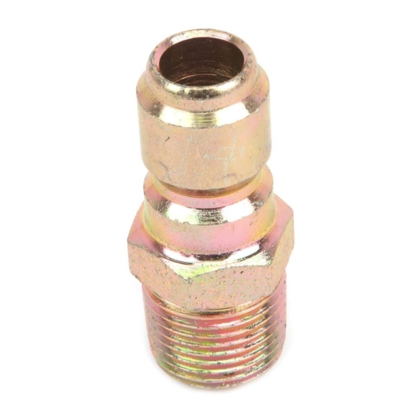 Forney 75136 Plug, 3/8 in Connection, Quick Connect Plug x MNPT, Steel - 1