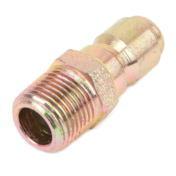 Forney 75136 Plug, 3/8 in Connection, Quick Connect Plug x MNPT, Steel - 3