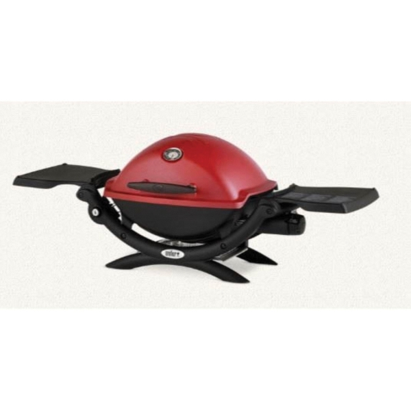 Weber Q 1200 Series 51040001 Gas Grill, 8500 Btu/hr BTU, Propane, 1-Burner, 189 sq-in Primary Cooking Surface, Red - 2