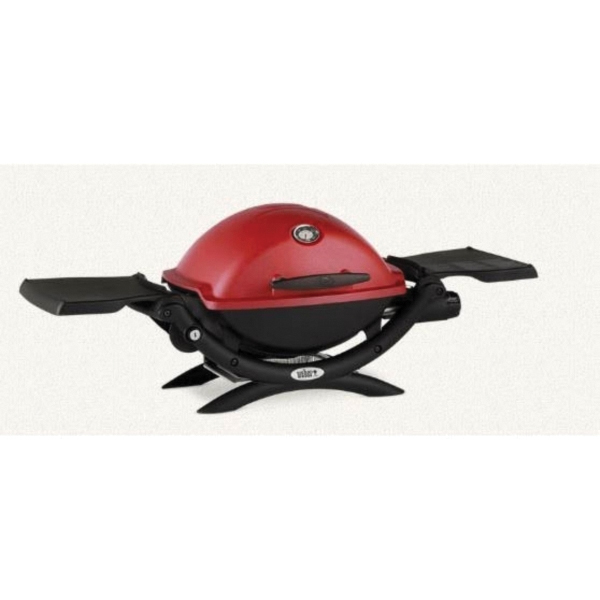 Weber Q 1200 Series 51040001 Gas Grill, 8500 Btu/hr BTU, Propane, 1-Burner, 189 sq-in Primary Cooking Surface, Red - 3