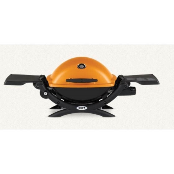 Weber Q 1200 Series 51190001 Gas Grill, 8500 Btu/hr BTU, Liquid Propane, 1 -Burner, Side Shelf Included: Yes - 1