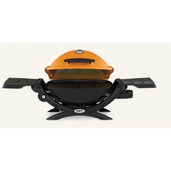 Weber Q 1200 Series 51190001 Gas Grill, 8500 Btu/hr BTU, Liquid Propane, 1 -Burner, Side Shelf Included: Yes - 4