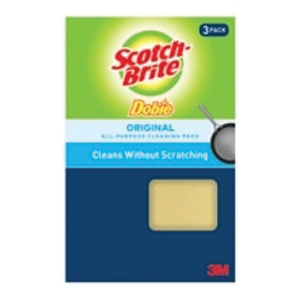 Scotch-Brite Dobie 723-2F Cleaning Pad, 4.3 in L, 2.6 in W - 1