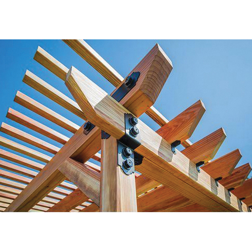 Simpson Strong-Tie APDJT APDJT2-4 Deck Joist Tie, 10 in L, 3 in W, Steel, ZMAX - 2