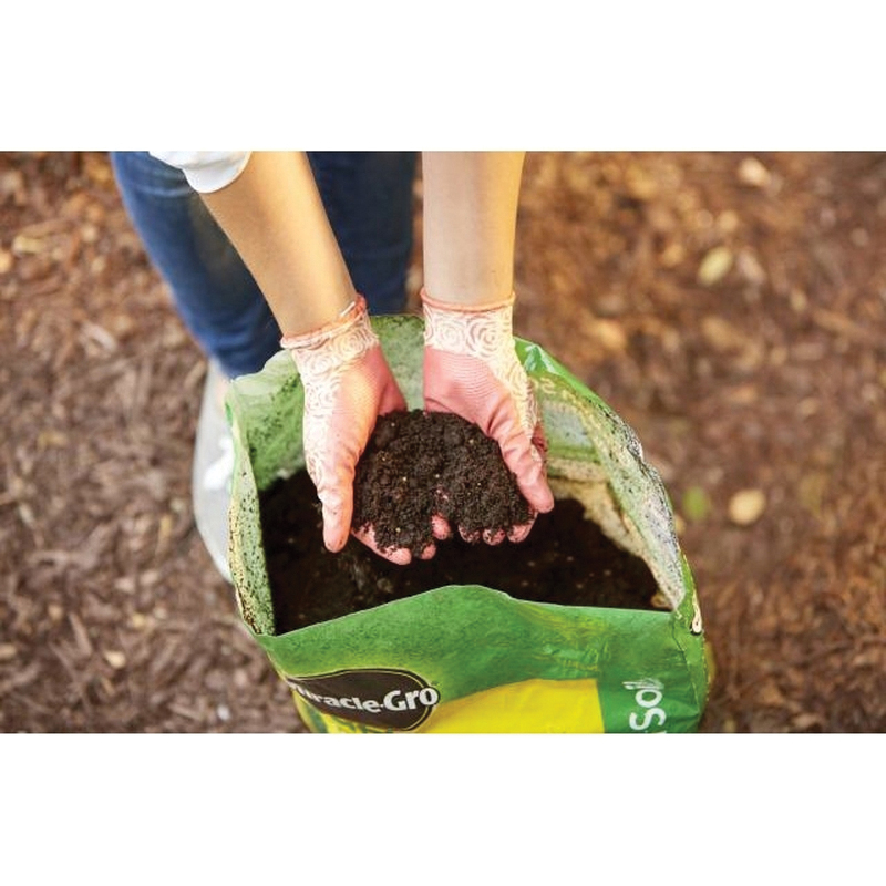 Miracle-Gro 70551430 All-Purpose Garden Soil, 24 sq-ft Coverage Area, Solid, 1 cu-ft Bag - 2