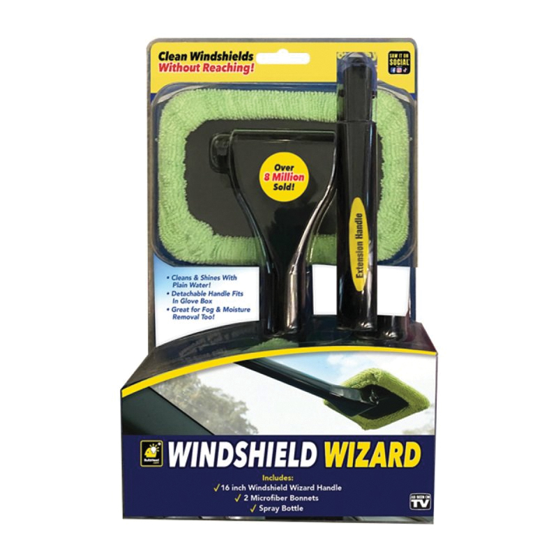 Windshield Wonder 3586-12 Cleaner Kit, Black Handle - 1