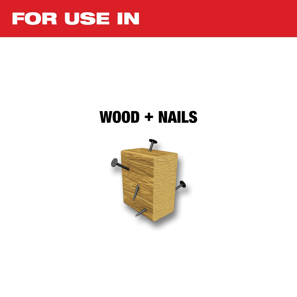 Milwaukee AX SAWZALL 48-01-7026 Reciprocating Saw Blade, 9 in L, 5 TPI, Bi-Metal Cutting Edge - 3