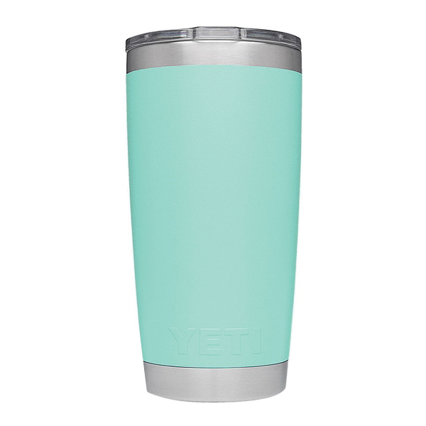 Yeti Rambler Series YRAM20SF Tumbler with Lid, 20 oz, MagSlider Lid, 18/8 Stainless Steel, Seafoam, Insulated - 2