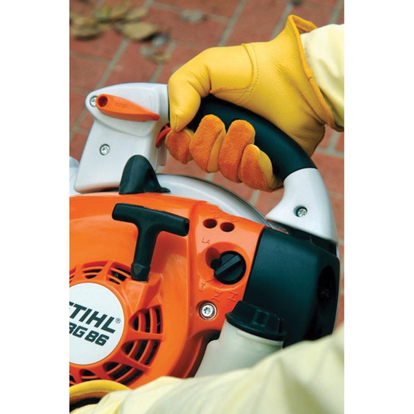 Stihl BG 86 Handheld Blower, Gasoline, 27.2 cc Engine Displacement, 365 cfm Flat Nozzle, 444 cfm Round Nozzle Air - 2