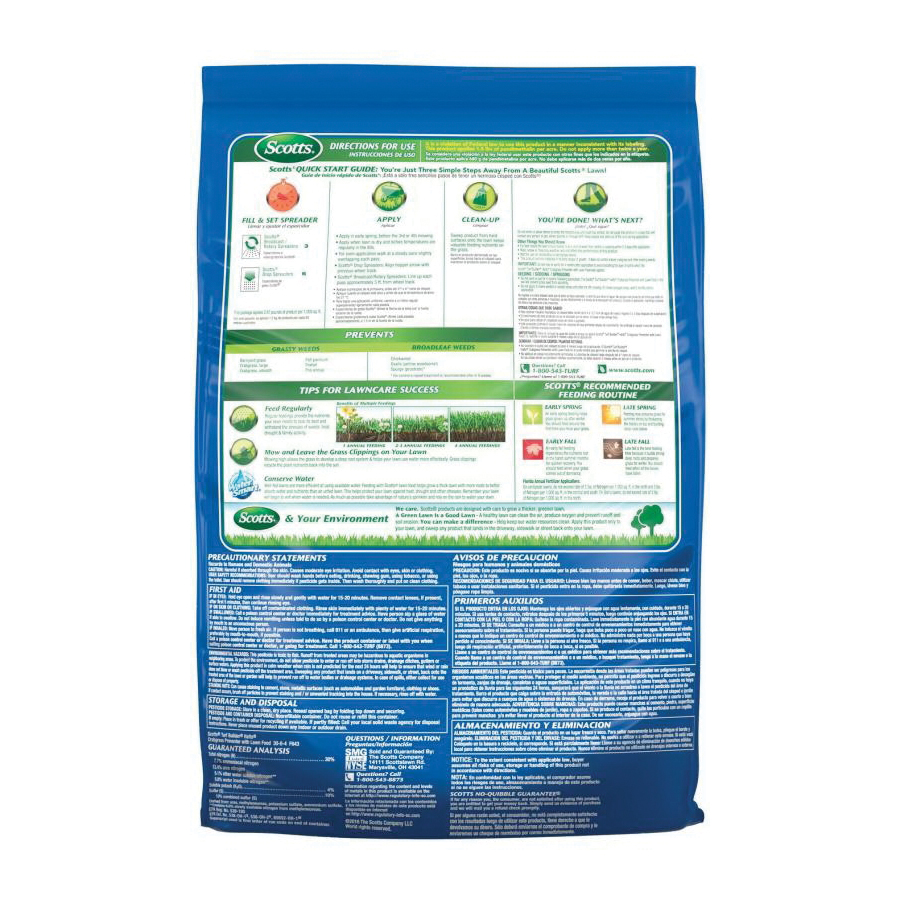 Scotts Turf Builder 32367F Crabgrass Preventer with Lawn Food, 13.35 lb Bag, Solid, 30-0-4 N-P-K Ratio - 2