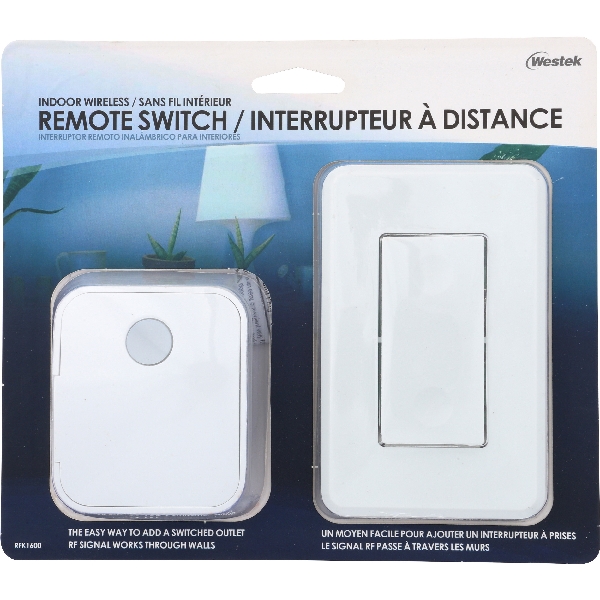 AmerTac RFK1600LC Wall Switch, 15 A, 1875 W, White - 5