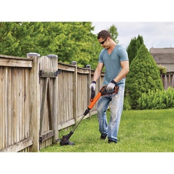 Black+Decker LST522 String Trimmer/Edger, Battery Included, 4 Ah, 20 V, Lithium-Ion, 2-Speed, 0.065 in Dia Line - 3
