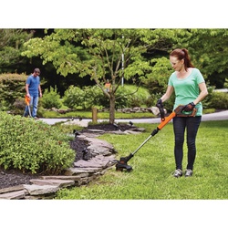 Black+Decker LST522 String Trimmer/Edger, Battery Included, 4 Ah, 20 V, Lithium-Ion, 2-Speed, 0.065 in Dia Line - 5