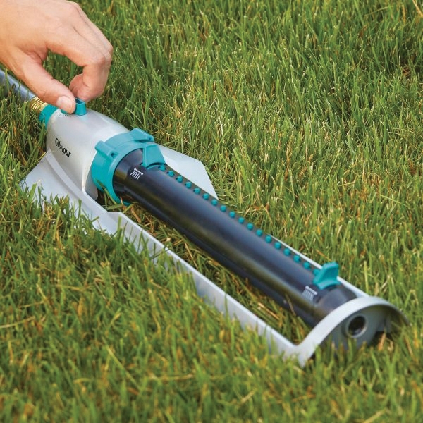 Gilmour 883033-1001 Oscillating Sprinkler, 3/4 in Connection, GHT, Rectangular, Metal - 2