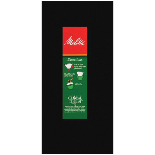Melitta 624102 Coffee Filter, Cone, Paper, White, 100/PK - 3