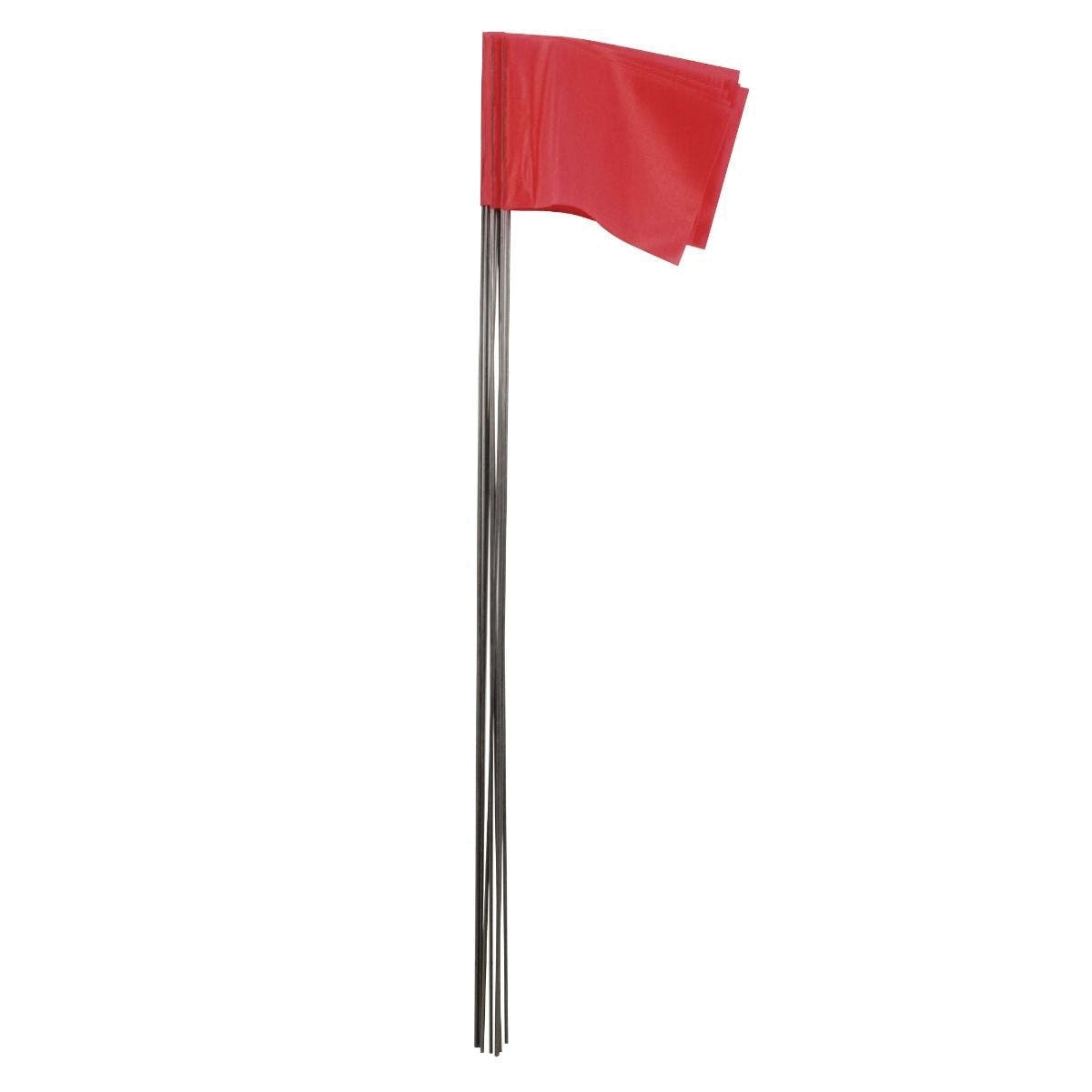 CH Hanson 15065 Stake Flag, Red, 2-1/2 in W Flag, 3-1/2 in H Flag, 15 in OAH, PVC Flag - 3