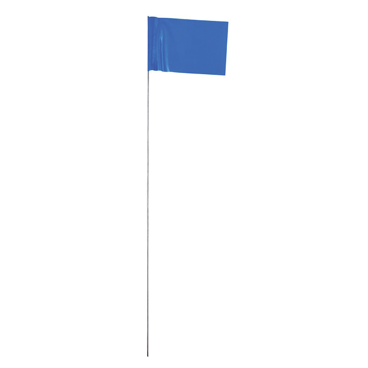 CH Hanson 15068 Stake Flag, Blue, 2-1/2 in W Flag, 3-1/2 in H Flag, 15 in OAH, PVC Flag - 2