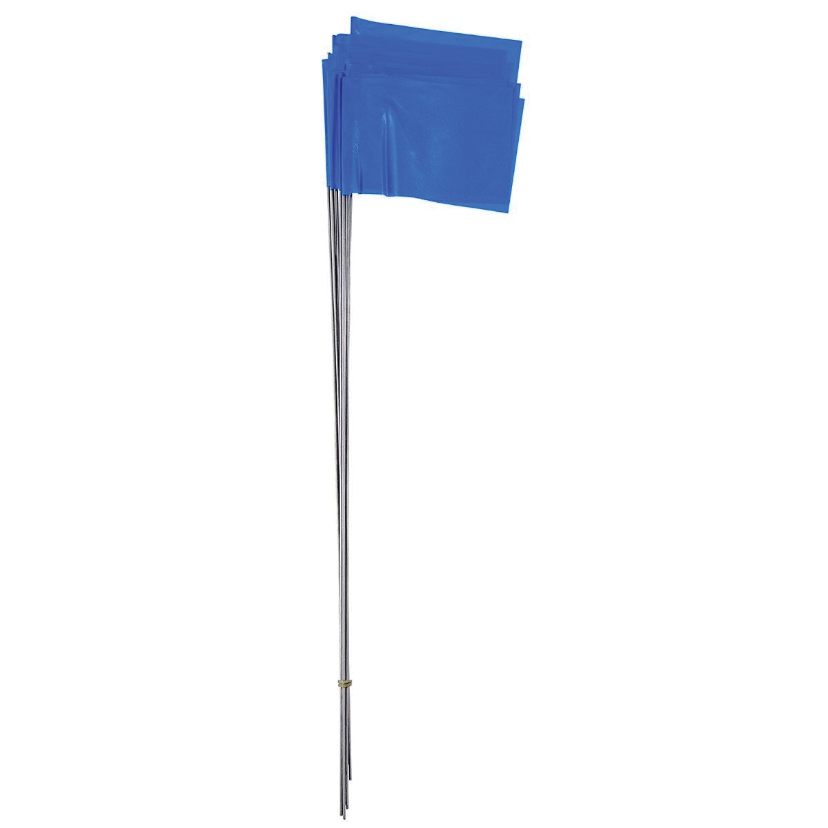 CH Hanson 15068 Stake Flag, Blue, 2-1/2 in W Flag, 3-1/2 in H Flag, 15 in OAH, PVC Flag - 3