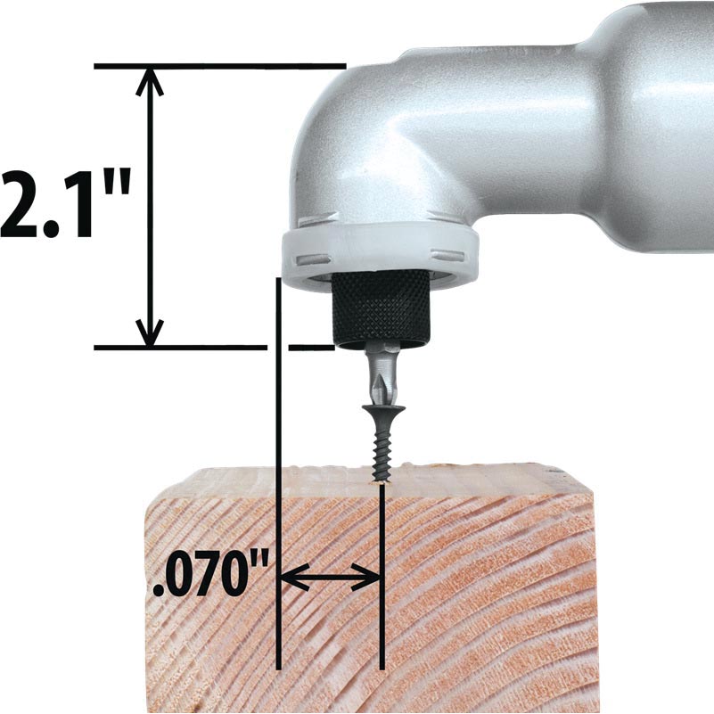 Makita XLT01Z Angle Impact Driver, Tool Only, 18 V, 1/4 in Drive, Hex Drive, 0 to 3000 ipm - 2
